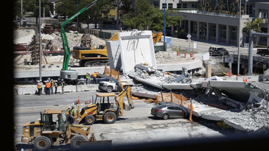 Officials: Engineer reported cracks in Florida bridge days before collapse