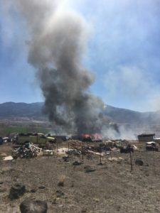 Crews battle fire in Sevier County near Elsinore
