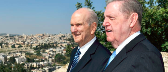 Mormon officials leave Jerusalem due to strike on Syria