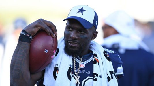 Free agent wide receiver Dez Bryant suggests interest in playing for former division rival New York Giants