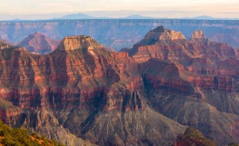 Grand Canyon closes North Rim road, trails due to wildfire