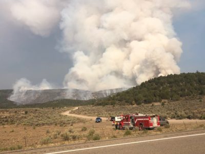 New wildfire burning in Sanpete County forces evacuations