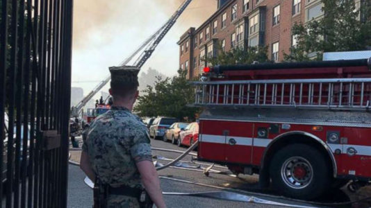 Elderly man found alive in apartment days after fire ravages DC senior living facility