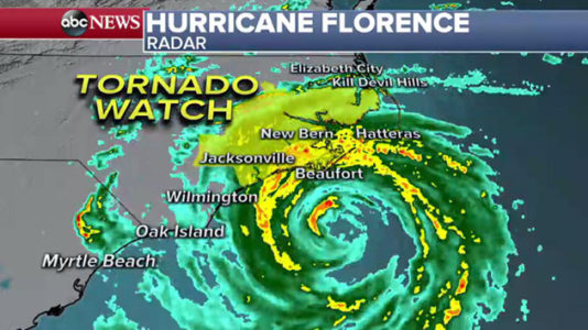 Florence makes landfall; police chief predicts ‘biblical proportion flood’