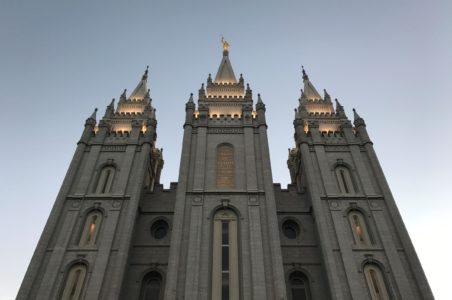 Statue Of Angel Moroni Is Placed Back Atop Temple