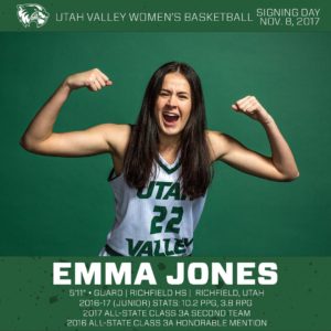 Former Richfield High Star Emma Jones Scores 12 Points in UVU Loss