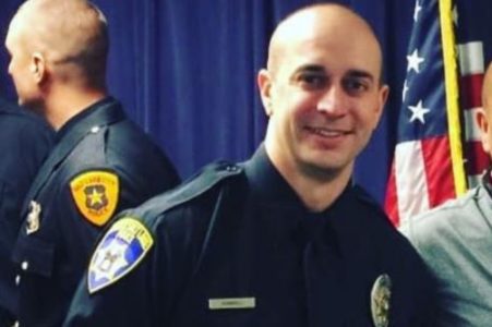 Slain Utah police officer honored at public funeral
