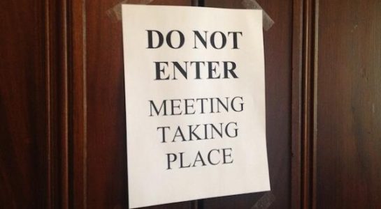 Proposed bill adds justification for closing public meetings