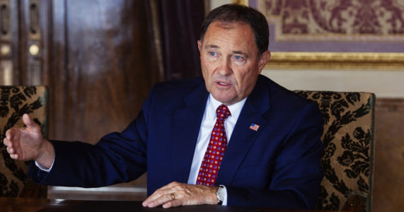 Utah governor tells people to stay home to combat COVID-19