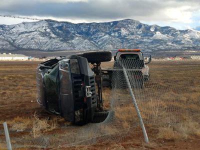 Police chase in Richfield ends in rollover for suspects