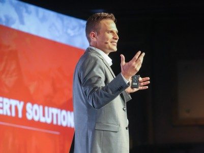 CEO apologizes for ‘tone-deaf words’ during tech conference