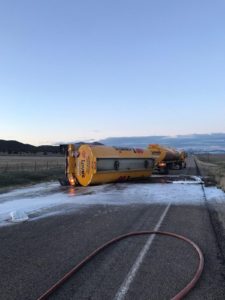 Tanker gas spill causes SR 28 clousure