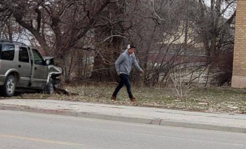 Ephraim Police seeking person of interest after fleeing car vs. tree crash