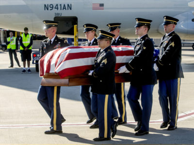 Remains of lost WWII pilot buried in Utah