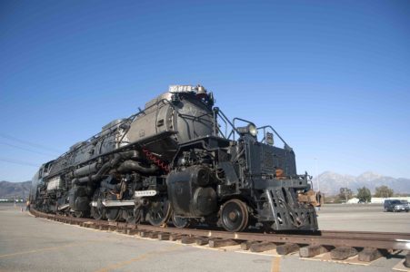Restored steam locomotive rolls to anniversary event