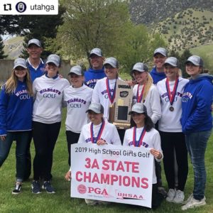 Richfield Girls Golf repeats as 3A State Champs