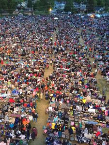 The lights dim on the Manti pageant for the final time