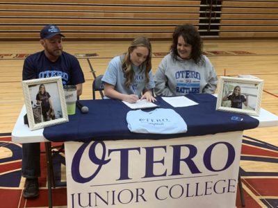North Sevier’s Kamree Brunson Signs With Otero JC On A Softball Scholarship