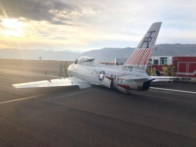 Old Navy Fury plane belly landed at the airport in Richfield