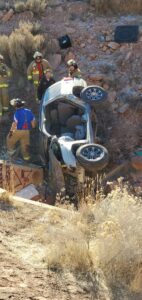 Police respond to crash near water tower in Richfield