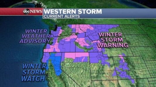 New storms on the way for the West