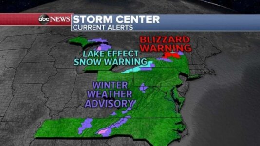Blizzard, ‘monster’ lake effect snow band pummel New York state