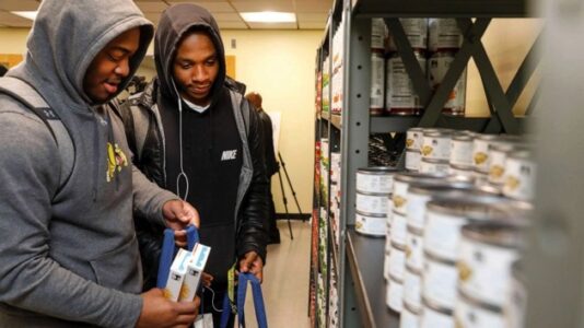 Bowie State University opens a lounge-style food pantry for students in need