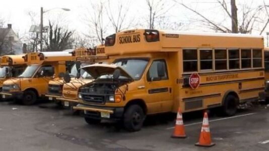 Driver abandons school bus full of kids while taking them home
