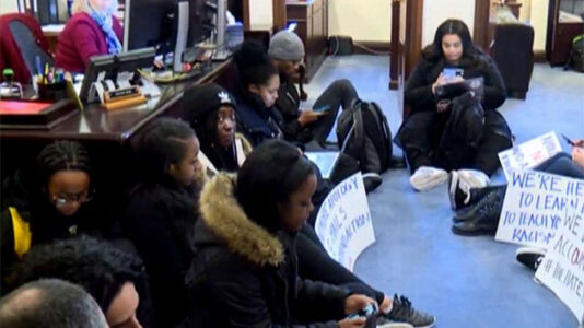 University of Oklahoma promises changes after student sit-in protests use of racial slurs