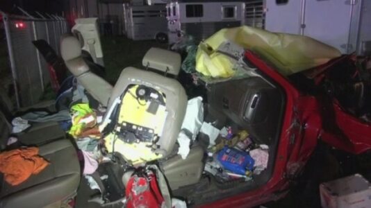 Driver survives impalement through chest following car accident in Texas