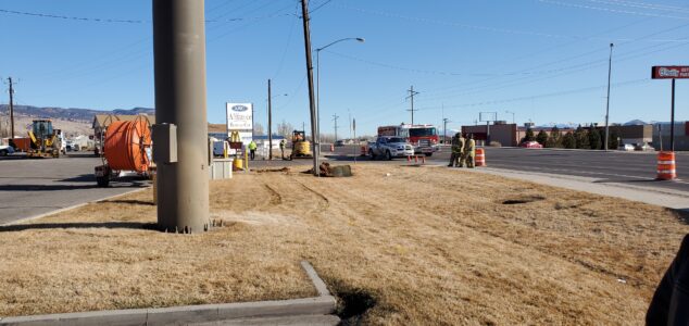 Gas line burst near McDonald’s in Richfield