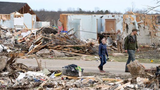 Reeling from deadly tornadoes, Middle Tennessee confirms its 1st case of coronavirus