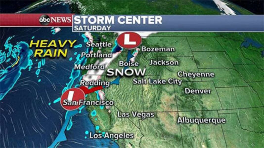 Peaceful weather weekend before potent storm targets California next week