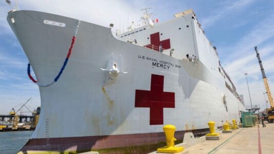 US Navy hospital ship expected to depart for Seattle next week amid coronavirus pandemic