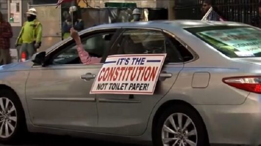 ‘We disagree’: Medical professionals counter coronavirus lockdown protesters