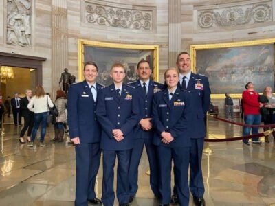 Richfield’s Cadet First Lieutenant Khyber Lee was in Washington DC
