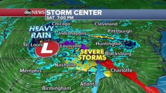 Heavy rain, gusty storms hit Central Plains as heatwave begins in Southwest