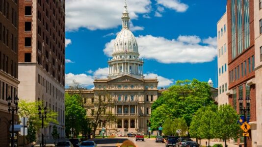 Officials in Detroit suburb rebuke city commissioner who attended stay-at-home protest