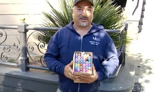 Video of resident confronted by white couple for stenciling Black Lives Matter goes viral