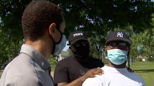 George Floyd’s brother visits memorial at site of his death