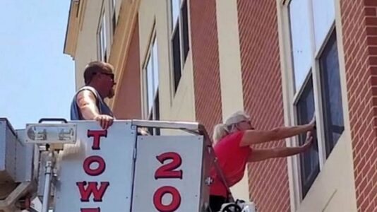 Emotional rescue: Firefighters reunite daughter and mom at nursing home window