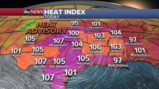 Heat expected to spread north as severe storms with tornado threats expected in Midwest