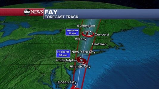 Tracking Tropical Storm Fay: Where it’s heading