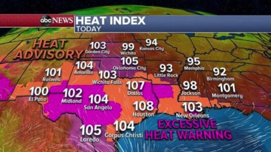 Record heat and severe storms expected across the country