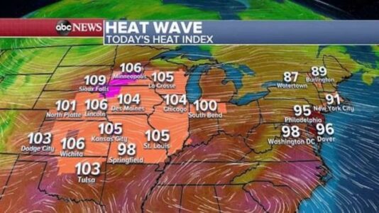 Heat wave continues as heat alerts issued for 21 states Saturday