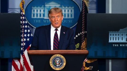 Trump says federal law enforcement, National Guard on way to site of violent protests in Wisconsin