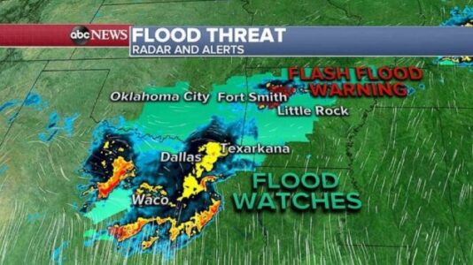 Flash flooding expected in southern Plains as West faces another heat wave
