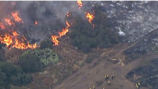 Gender reveal photo shoot pyrotechnics caused one of this weekend’s California wildfires: Firefighters