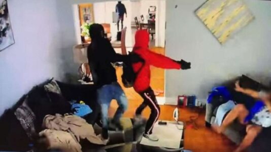 Boy, 5, caught on video tackling gunman during home invasion