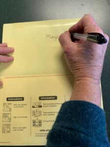 How to sign your ballot envelope in Sanpete County